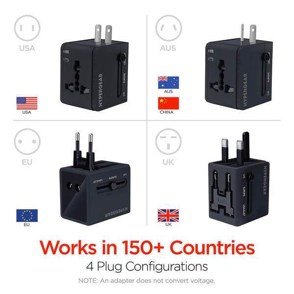 Hypergear All-In-One World Travel Adapter