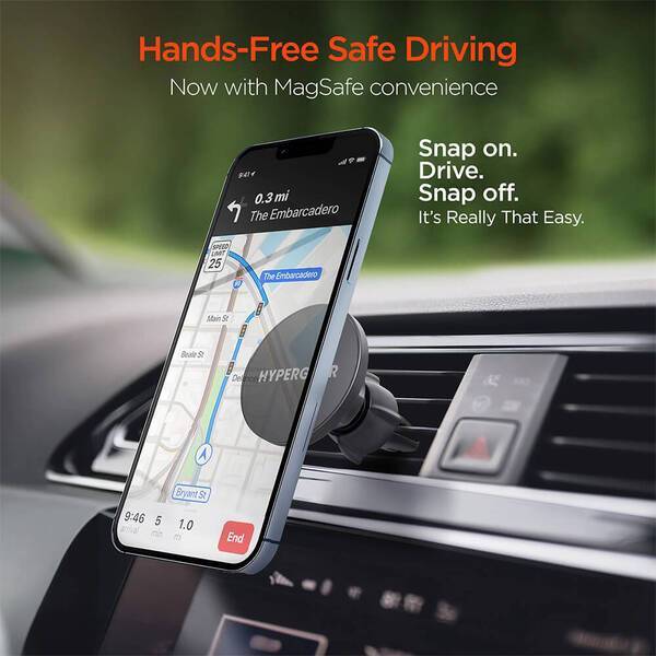 Hypergear Mag Grip Magnetic Phone Mount w/ MagSafe Vent