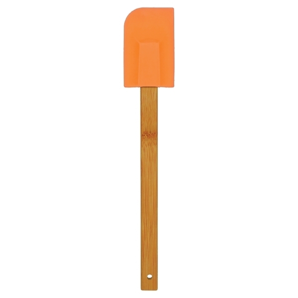 Silicone Spatula with Bamboo Handle, 11-3/4"