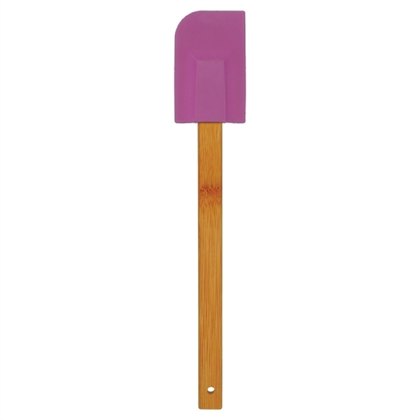 Silicone Spatula with Bamboo Handle, 11-3/4"