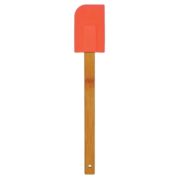 Silicone Spatula with Bamboo Handle, 11-3/4"