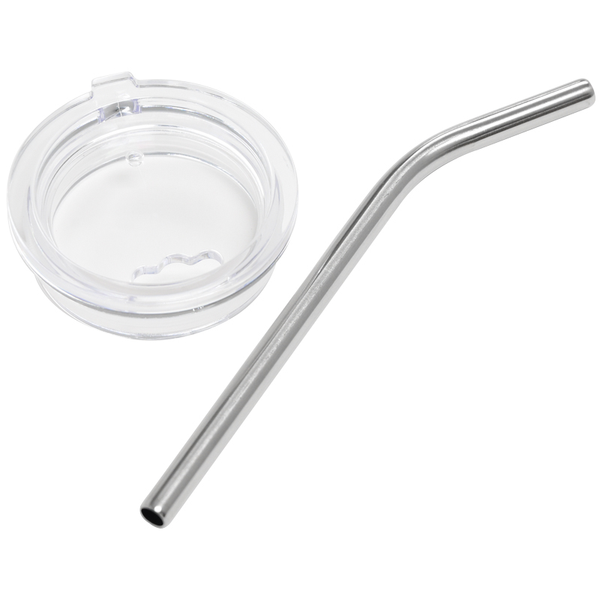 Mini Mate Stainless Steel Tumbler w/ Straw, 3oz.