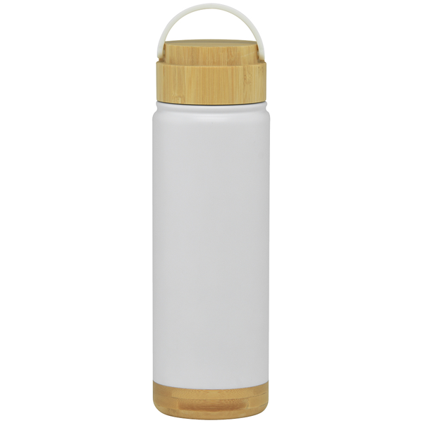 Elemental Vacuum Insulated Bamboo Lid Bottle, 20oz.