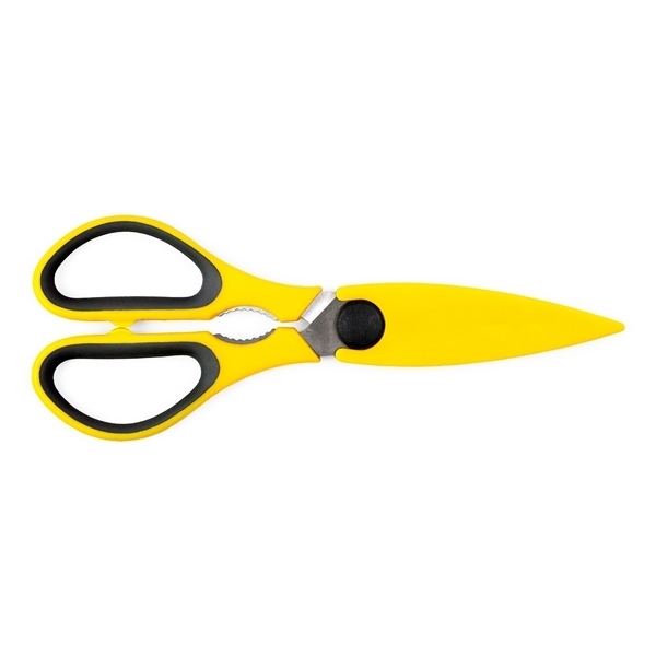 Utility Scissors with Magnetic Holder