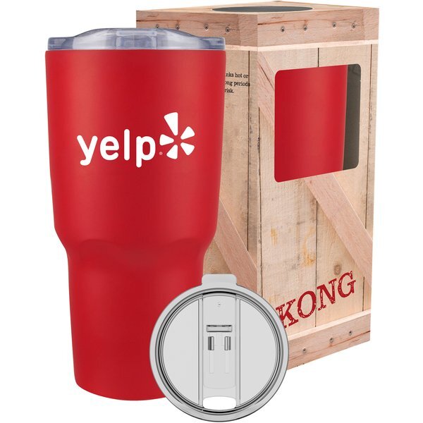 Kong Vacuum Insulated Tumbler w/ Straw, 30oz.