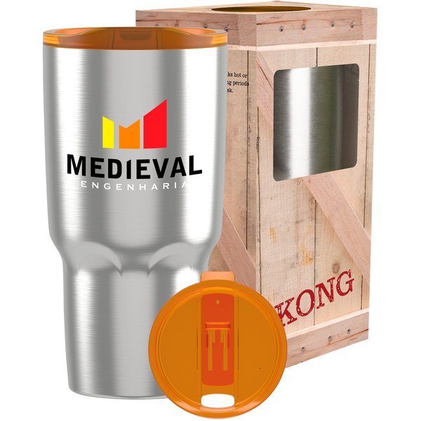 Kong Vacuum Insulated Tumbler w/ Straw, 30oz.