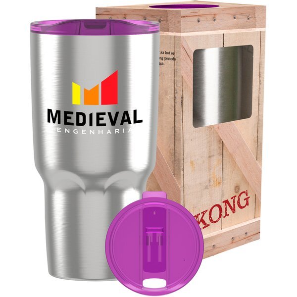 Kong Vacuum Insulated Tumbler w/ Straw, 30oz.