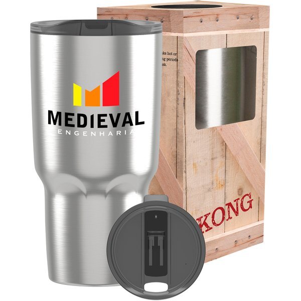 Kong Vacuum Insulated Tumbler w/ Straw, 30oz.