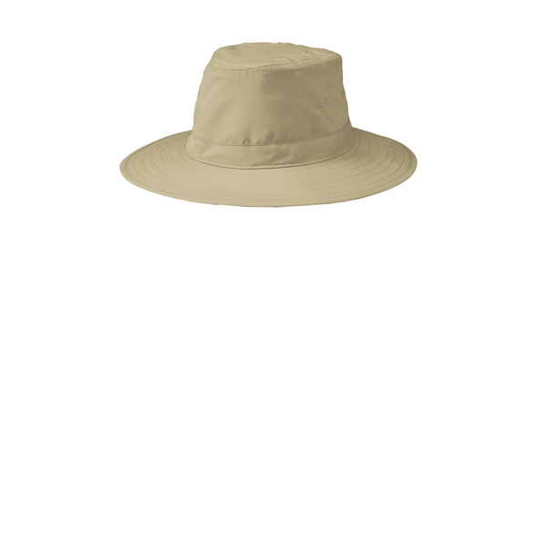 Port Authority® Lifestyle Polyester Microfiber Brim Hat