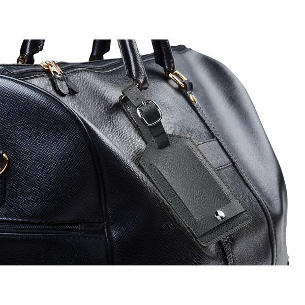 Toscano Genuine Leather Luggage Tag