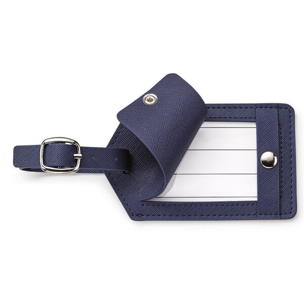 Toscano Genuine Leather Luggage Tag