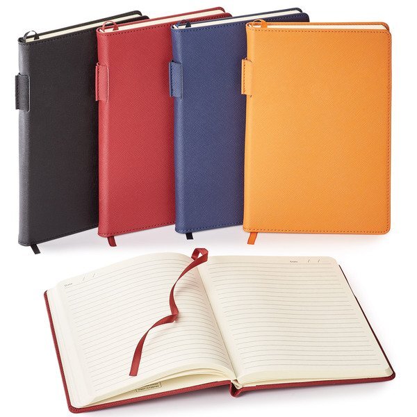 Toscano Genuine Leather Non-Refillable Journal, 6-1/8" x 8-1/4"