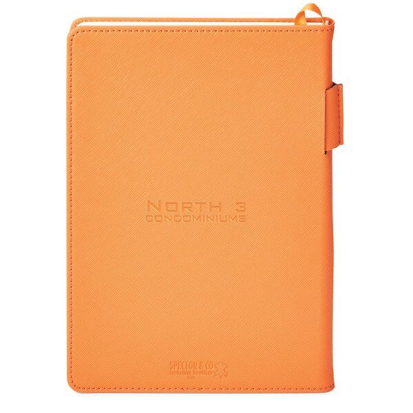 Toscano Genuine Leather Non-Refillable Journal, 6-1/8" x 8-1/4"