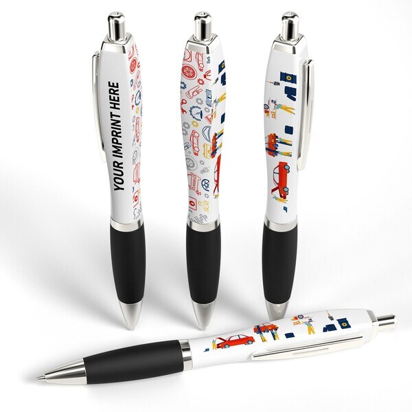 Squared Basset Automotive Design Click Pen™