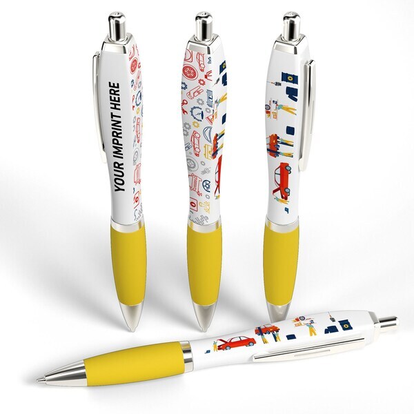 Squared Basset Automotive Design Click Pen™