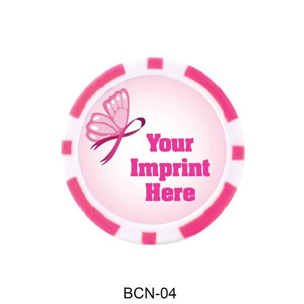 Breast Cancer Awareness Poker Chips