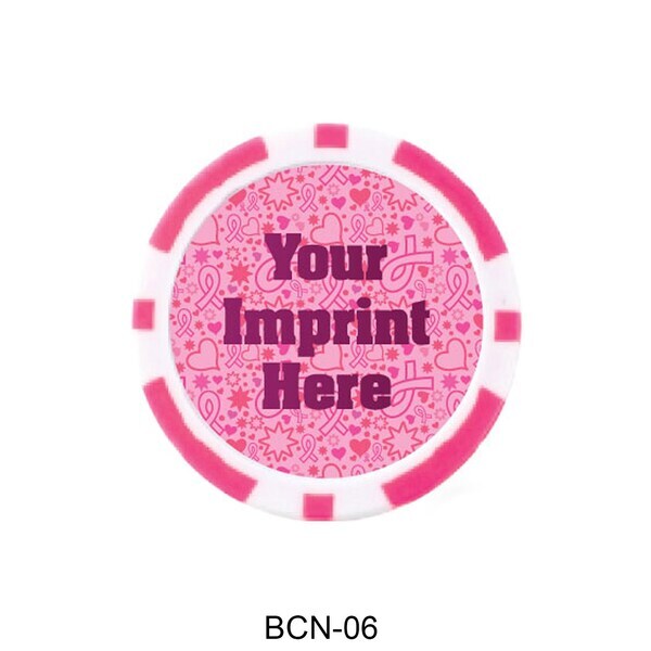 Breast Cancer Awareness Poker Chips