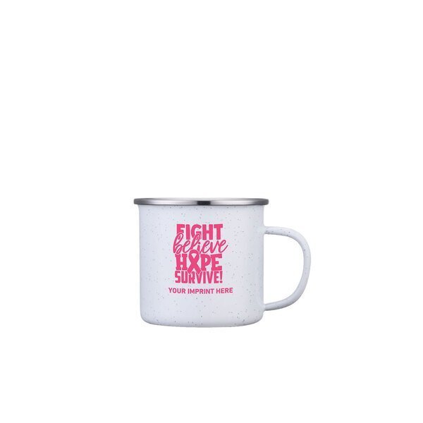 Breast Cancer Awareness Design Stainless Steel Mug, 16oz.