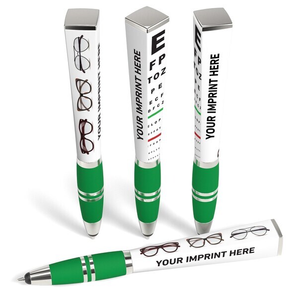 Eye Doctor Design Square Pen™ With Stylus