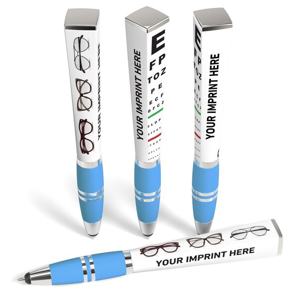 Eye Doctor Design Square Pen™ With Stylus