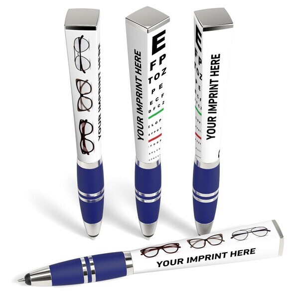 Eye Doctor Design Square Pen™ With Stylus
