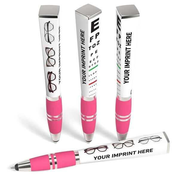 Eye Doctor Design Square Pen™ With Stylus