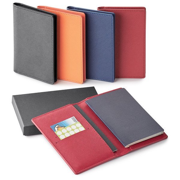 Toscano Genuine Leather RFID Booklet Passport Holder