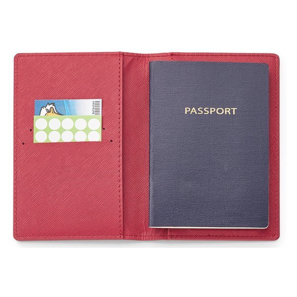 Toscano Genuine Leather RFID Booklet Passport Holder