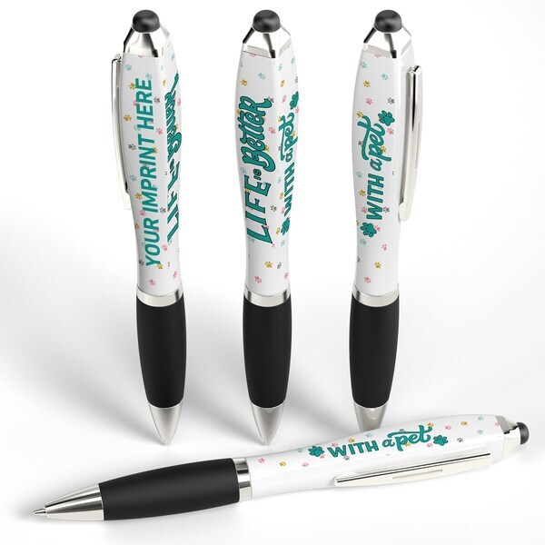 Squared iBasset Pets Design Twist Pen