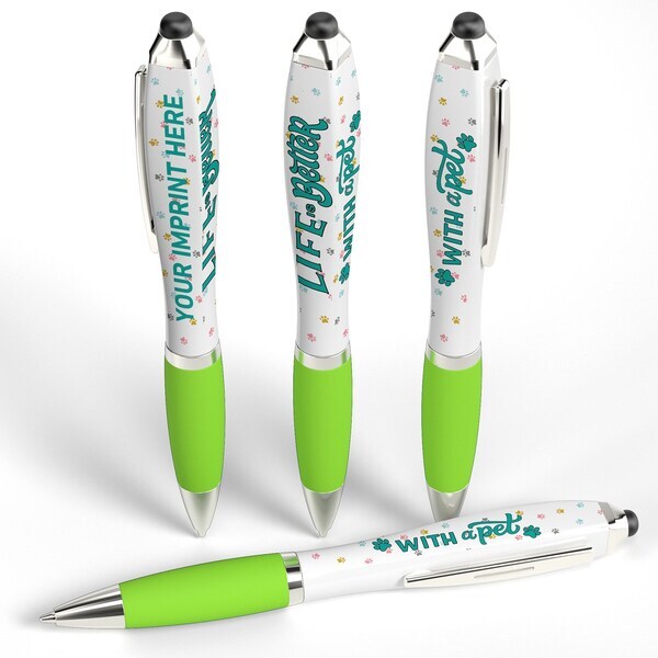 Squared iBasset Pets Design Twist Pen