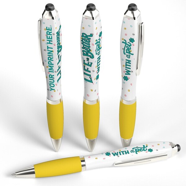 Squared iBasset Pets Design Twist Pen