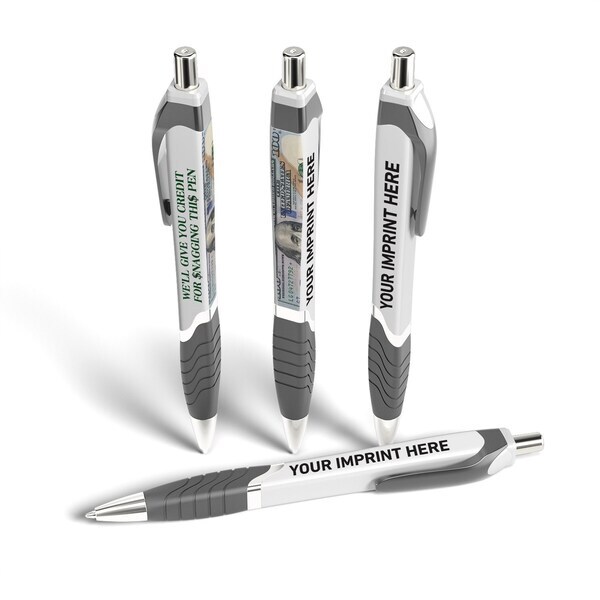 Squared Tropical Financial Design Retractable Pen