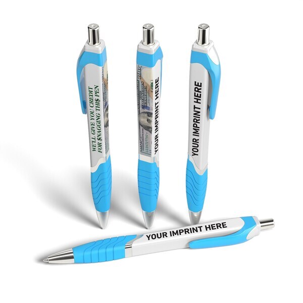 Squared Tropical Financial Design Retractable Pen