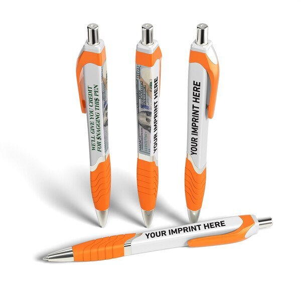 Squared Tropical Financial Design Retractable Pen