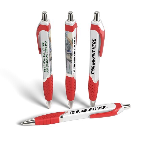 Squared Tropical Financial Design Retractable Pen