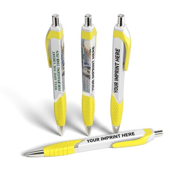 Squared Tropical Financial Design Retractable Pen