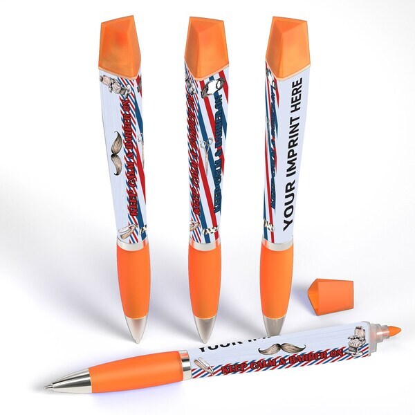 Hair Care Design Square Pen™ With Highlighter