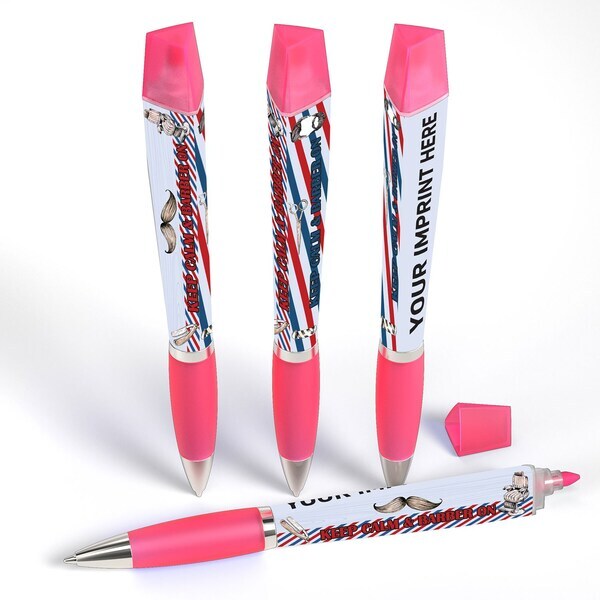 Hair Care Design Square Pen™ With Highlighter