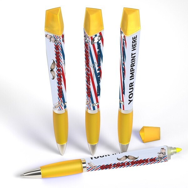 Hair Care Design Square Pen™ With Highlighter