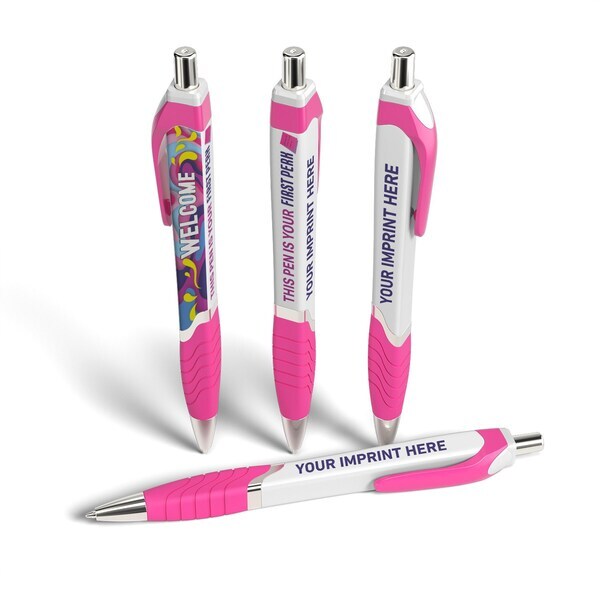 Squared Tropical Onboarding Design Retractable Pen