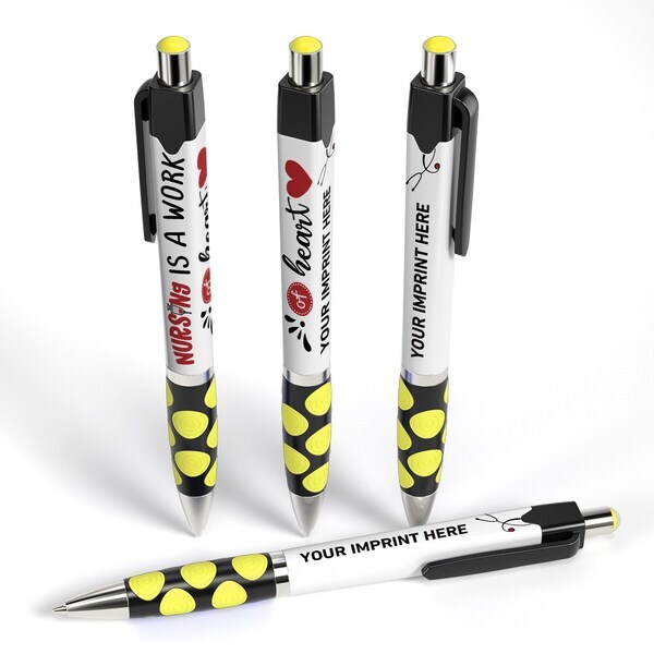 Squared Madeline Healthcare Design Retractable Pen