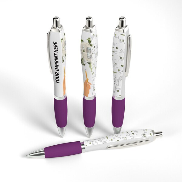 Squared Basset Occupations Design Click Pen