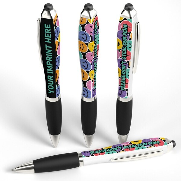 Squared iBasset Sayings Design Twist Pen