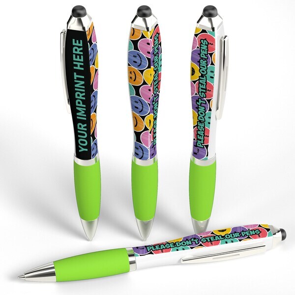 Squared iBasset Sayings Design Twist Pen