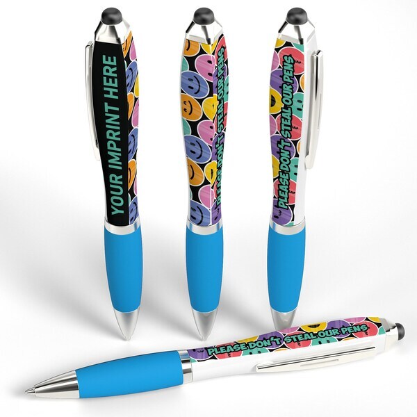 Squared iBasset Sayings Design Twist Pen