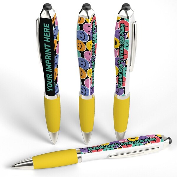 Squared iBasset Sayings Design Twist Pen