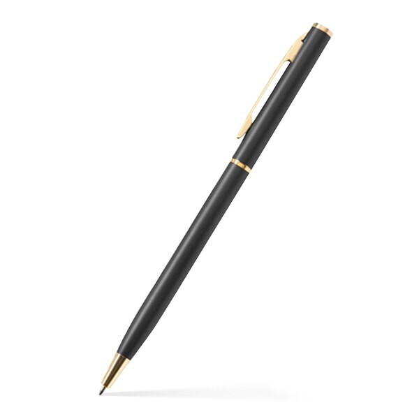 Slim Metal Gold Twist Pen