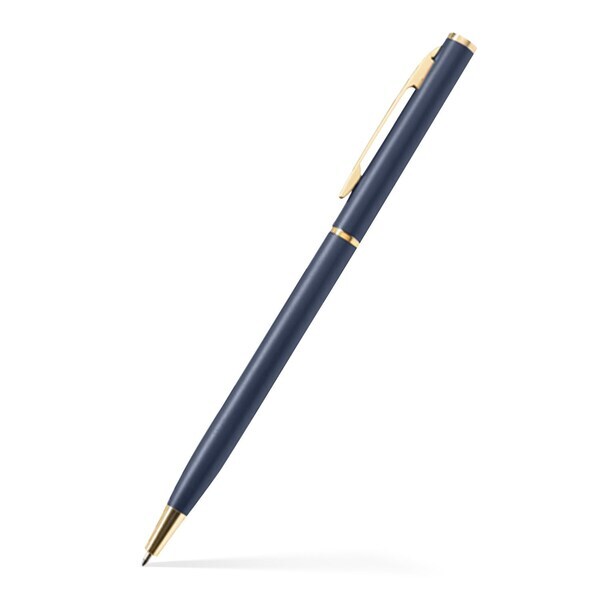 Slim Metal Gold Twist Pen