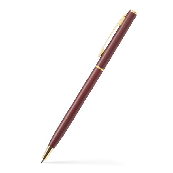 Slim Metal Gold Twist Pen