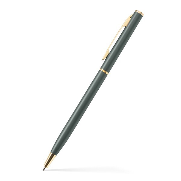 Slim Metal Gold Twist Pen